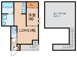 GRANDTIC Quon鳴海の物件間取画像